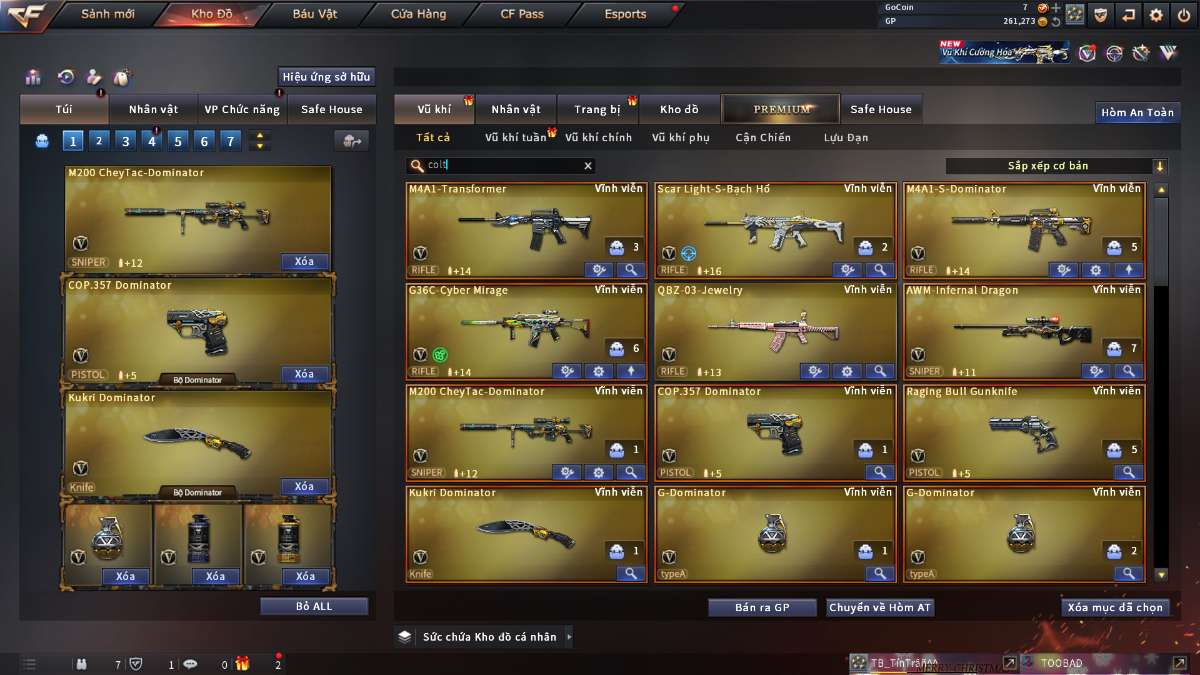 shop acc cf uy tin gia re